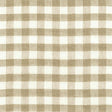 Schumacher Sidney Check Linen Sheer Natural Fabric