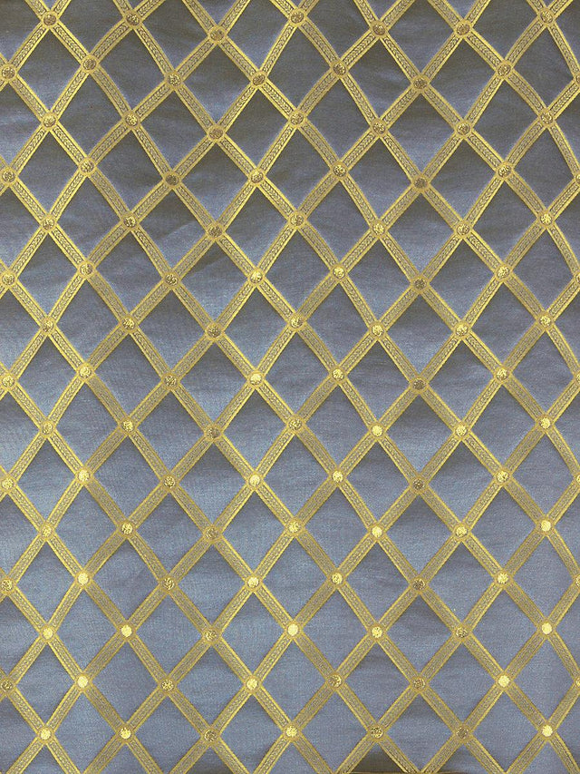 Scalamandre Reale Diamond Blue Jay Fabric