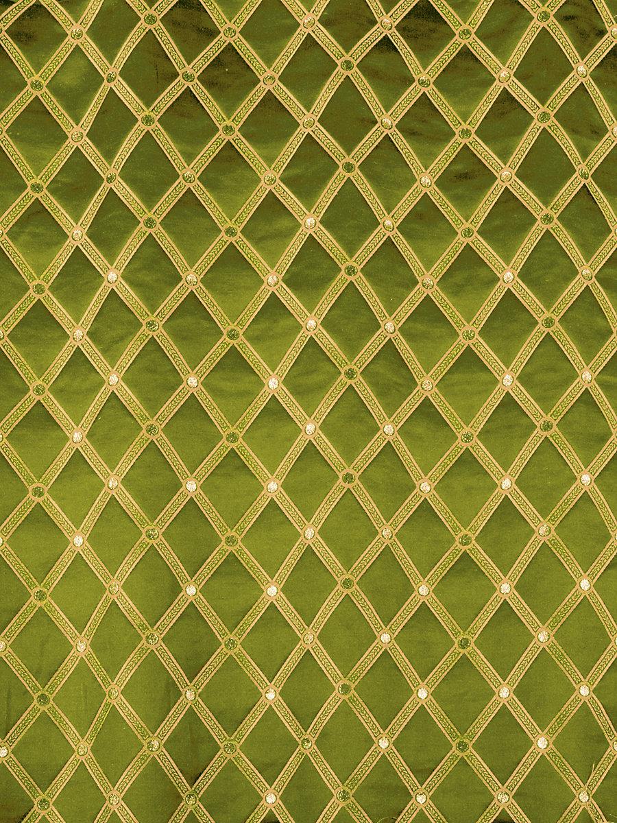 Scalamandre Reale Diamond Pear Gold Fabric