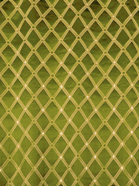 Scalamandre Reale Diamond Pear Gold Fabric