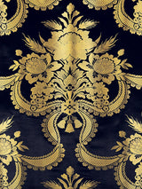 Scalamandre Reale Nastri Midnight Fabric