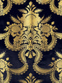Scalamandre Reale Nastri Midnight Fabric