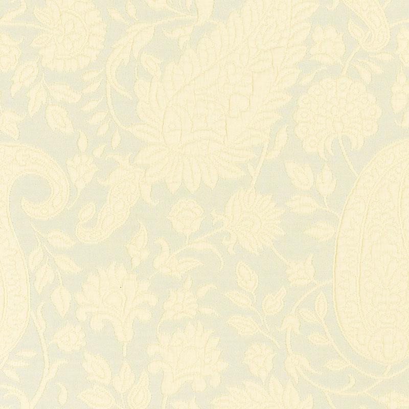 Schumacher Cachemire Cortona Aqua Fabric