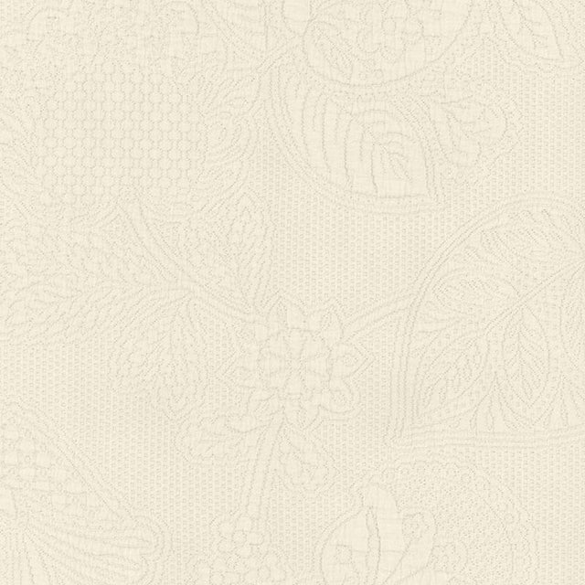 Schumacher Bianca Matelass Ivory Fabric