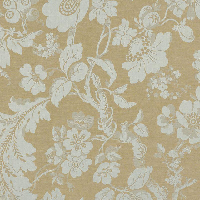 Schumacher Pont Royal Damask Moonstone Fabric