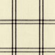 Schumacher Luberon Plaid Raven Fabric