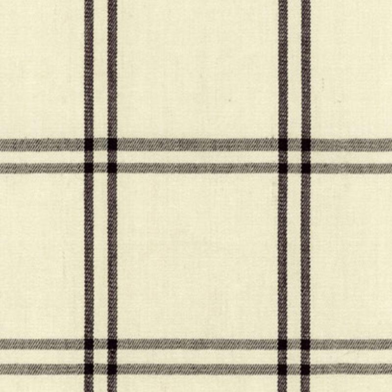 Schumacher Luberon Plaid Raven Fabric