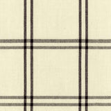 Schumacher Luberon Plaid Raven Fabric