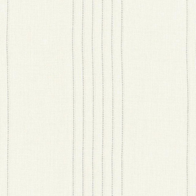Schumacher Eleanor Sheer Stripe Cream Fabric