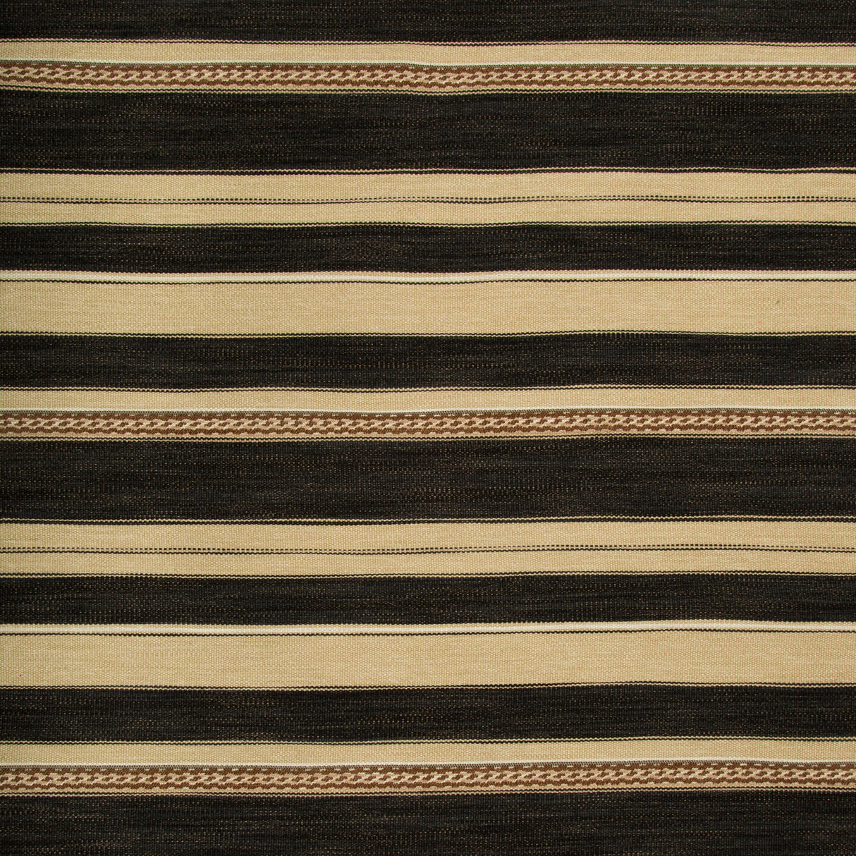 Lee Jofa ENTOTO STRIPE EBONY/COCOA Upholstery Fabric