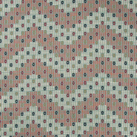 Lee Jofa Addis Ababa Aqua/Multi Fabric