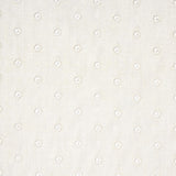 Schumacher Olivia Sheer Embroidery Eggshell Fabric