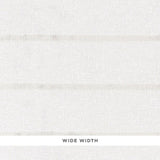 Schumacher Sophia Sheer Stripe Snow Fabric
