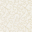 Schumacher Adia Sheer Embroidery Parchment Fabric