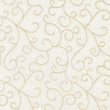 Schumacher Adia Sheer Embroidery Parchment Fabric