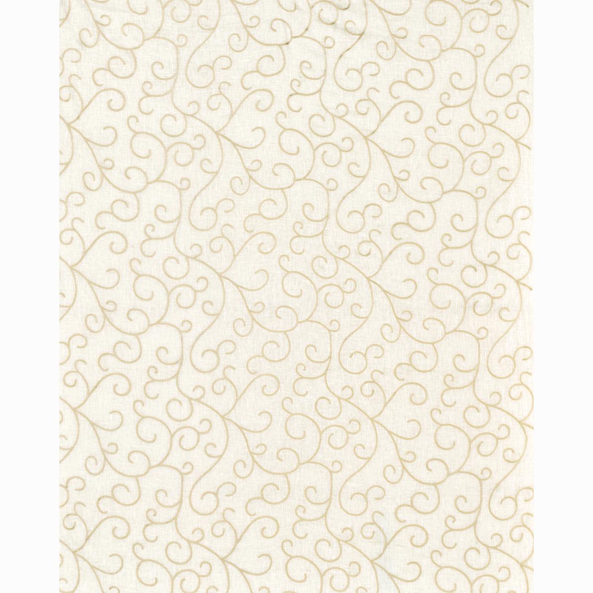 Schumacher Adia Sheer Embroidery Parchment Fabric