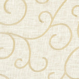 Schumacher Adia Sheer Embroidery Parchment Fabric
