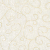 Schumacher Adia Sheer Embroidery Cream Fabric