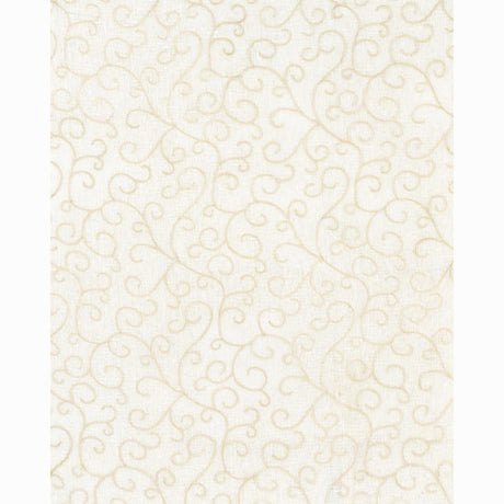 Schumacher Adia Sheer Embroidery Cream Fabric