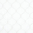 Schumacher Celena Sheer Embroidery Pearl Fabric