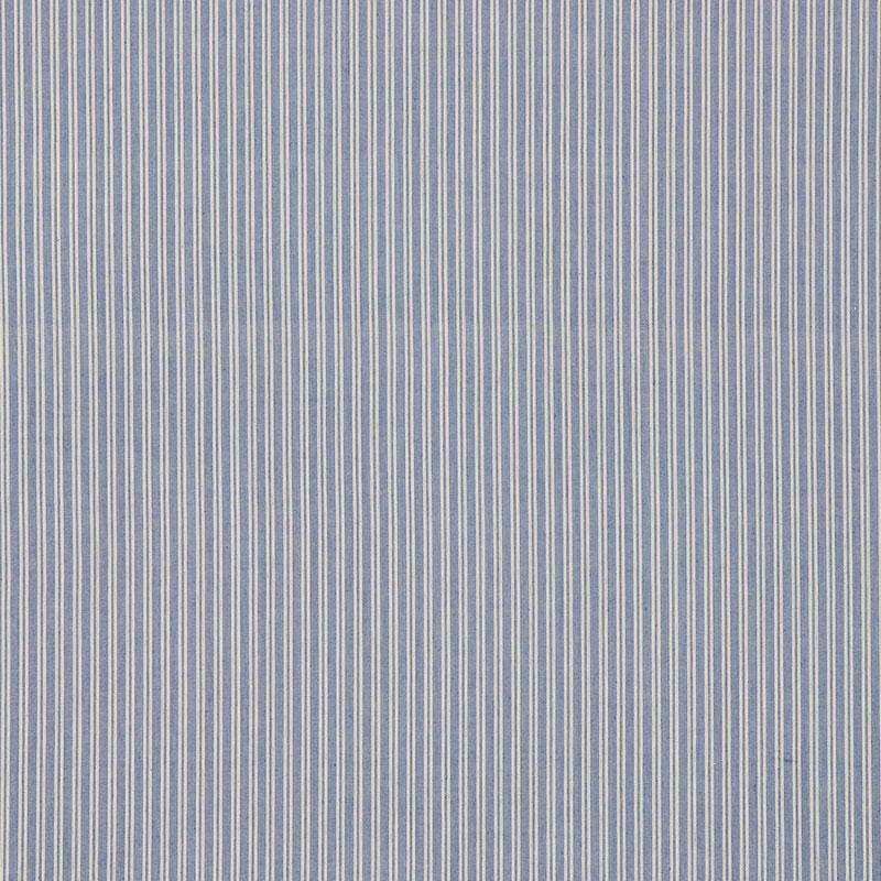 Schumacher Wellfleet Ticking Stripe Pacific Fabric