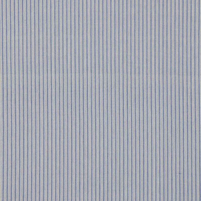 Schumacher Wellfleet Ticking Stripe Pacific Fabric