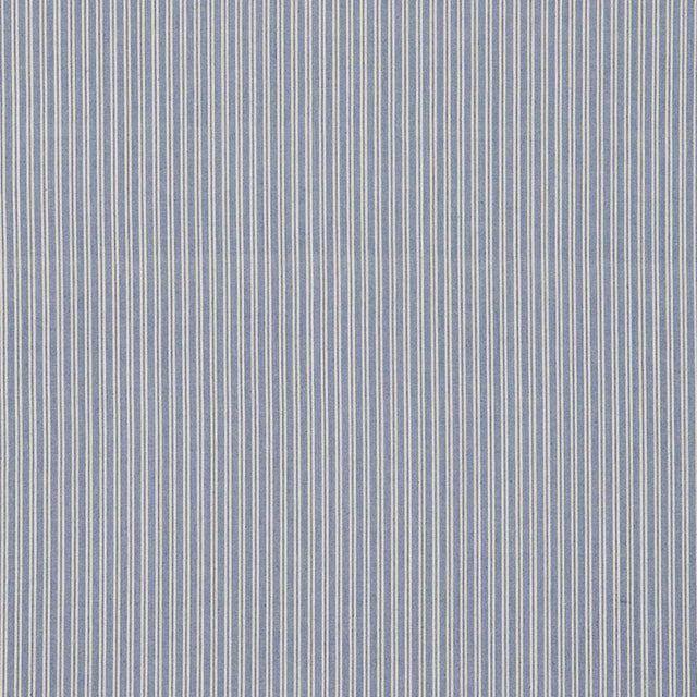 Schumacher Wellfleet Ticking Stripe Pacific Fabric
