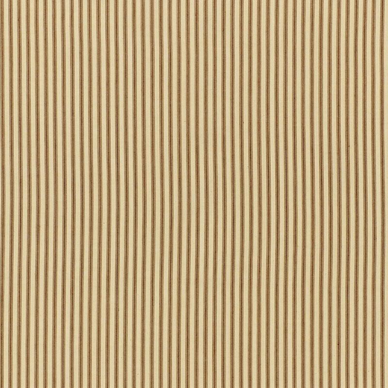 Schumacher Wellfleet Ticking Stripe Driftwood Fabric