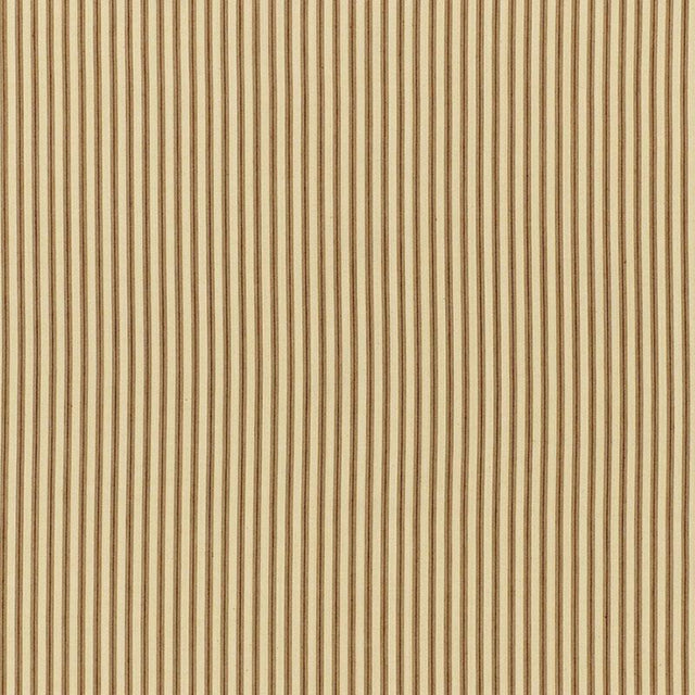 Schumacher Wellfleet Ticking Stripe Driftwood Fabric