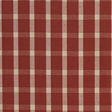 Schumacher Portsmith Check Berry Fabric
