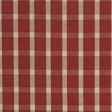 Schumacher Portsmith Check Berry Fabric