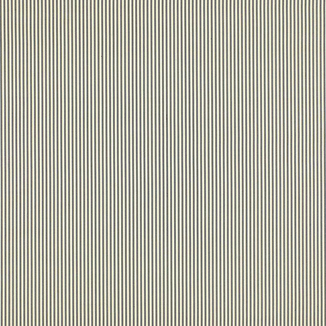 Schumacher Charee Silk Stripe Black & White Fabric