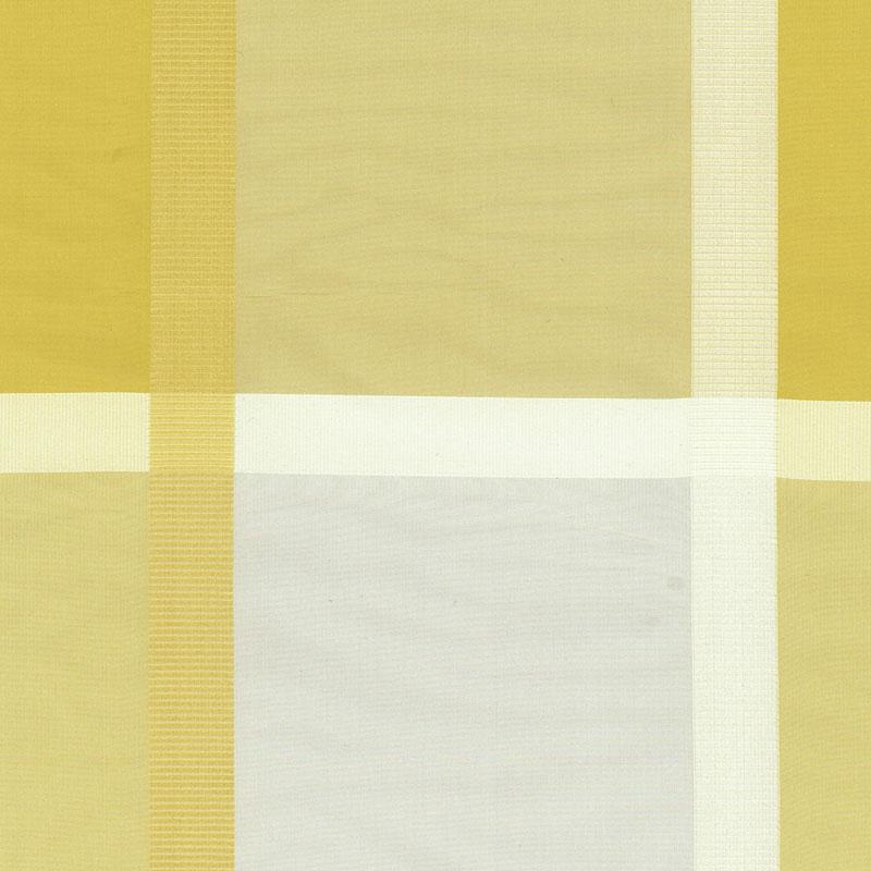 Schumacher Surat Silk Plaid Jonquil Fabric