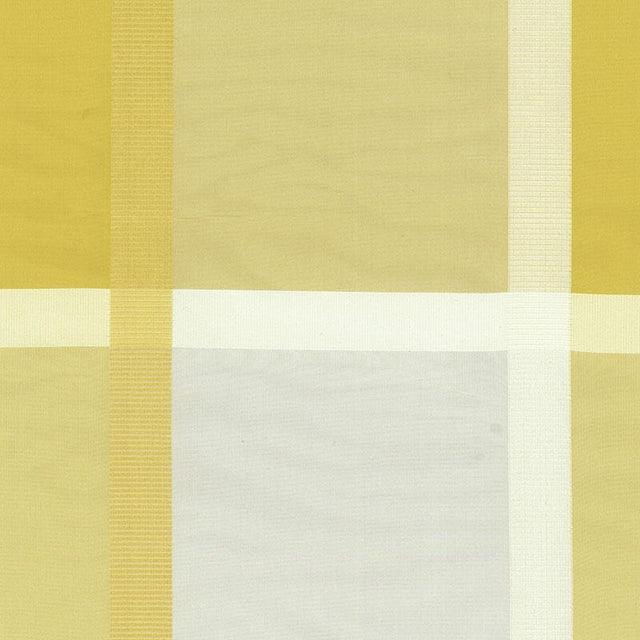 Schumacher Surat Silk Plaid Jonquil Fabric