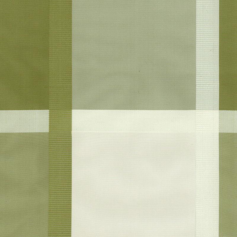 Schumacher Surat Silk Plaid Celadon Fabric