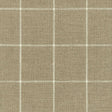 Schumacher Glenariff Linen Check Natural Fabric