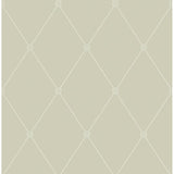 Cole & Son LARGE GEORGIAN ROPE TRELLIS OLIVE Wallpaper