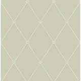 Cole & Son LARGE GEORGIAN ROPE TRELLIS OLIVE Wallpaper