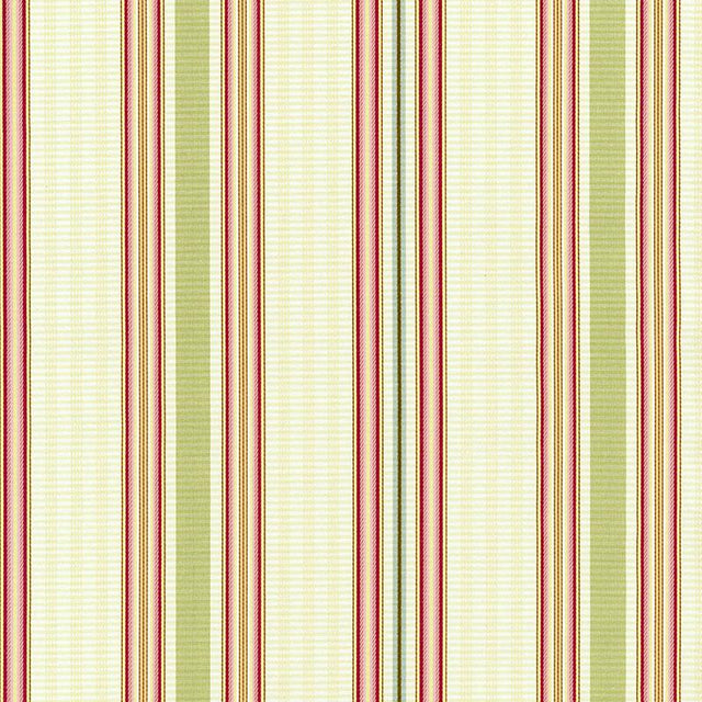 Schumacher Biella Silk Stripe Berry Fabric