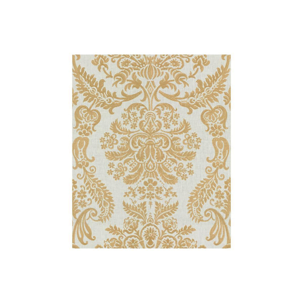 Kravet GRAND GESTURE WHITE GOLD Fabric