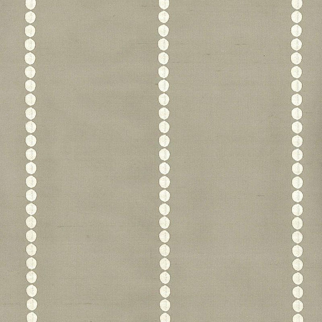 Schumacher Gabrielle Embroidery Dove Fabric