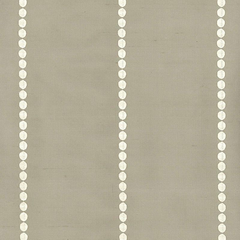 Schumacher Gabrielle Embroidery Dove Fabric