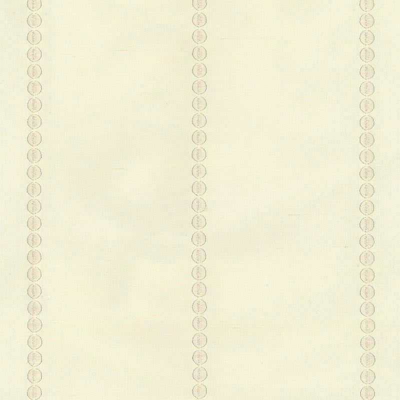 Schumacher Gabrielle Embroidery Limestone Fabric