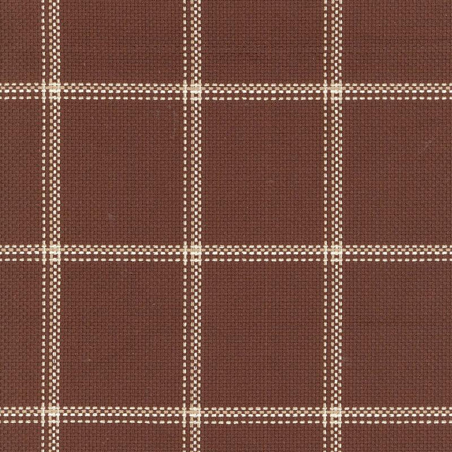 Schumacher Woodland Plaid Bark Fabric