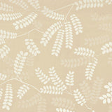 Schumacher Locust Leaves Sand Fabric