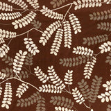 Schumacher Locust Leaves Bark Fabric
