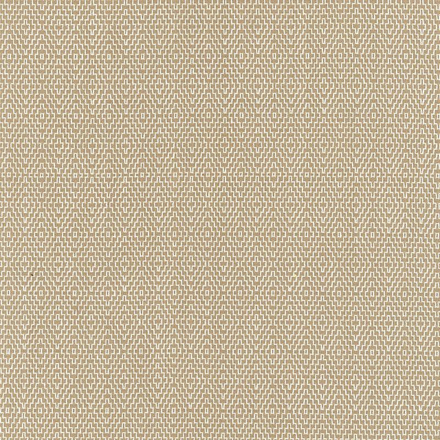 Schumacher Hampton Court Diamond Flax Fabric