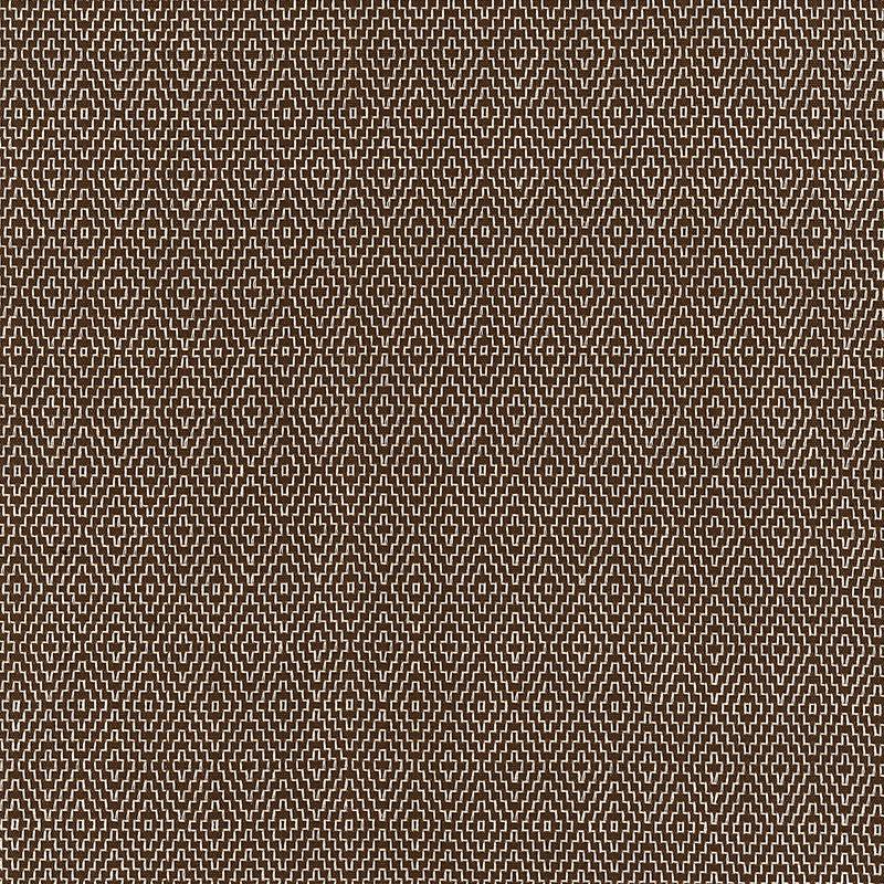 Schumacher Hampton Court Diamond Chocolate Fabric
