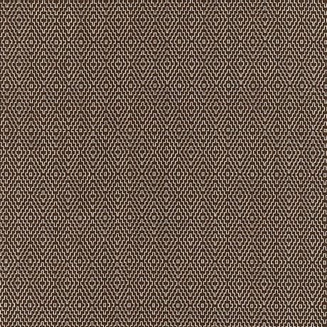 Schumacher Hampton Court Diamond Chocolate Fabric