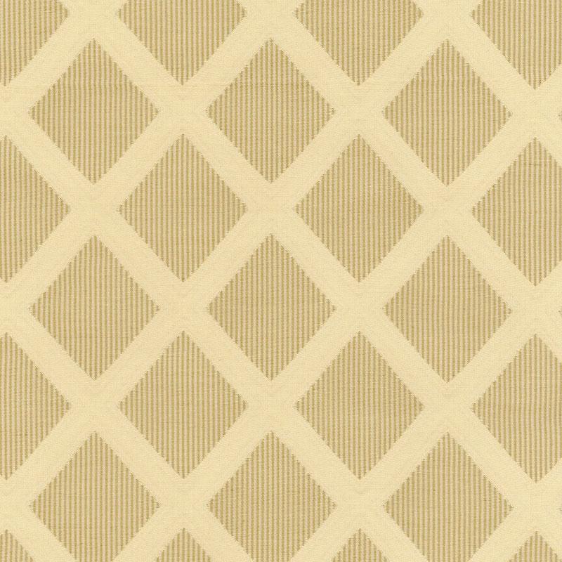 Schumacher Stafford Diamond Toffee Fabric